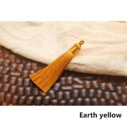 5/10/20pcs 8cm Silk Tassel Brush Earrings Charm Diy Earrings Pendant Jewelry Making Satin Fringe Handmade Decor Crafts Wholesale