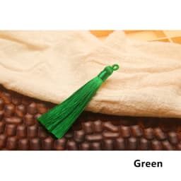 5/10/20pcs 8cm Silk Tassel Brush Earrings Charm Diy Earrings Pendant Jewelry Making Satin Fringe Handmade Decor Crafts Wholesale