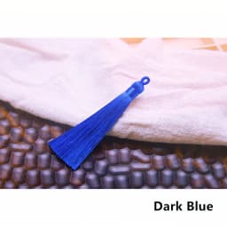 5/10/20pcs 8cm Silk Tassel Brush Earrings Charm Diy Earrings Pendant Jewelry Making Satin Fringe Handmade Decor Crafts Wholesale