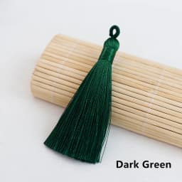 5/10/20pcs 8cm Silk Tassel Brush Earrings Charm Diy Earrings Pendant Jewelry Making Satin Fringe Handmade Decor Crafts Wholesale
