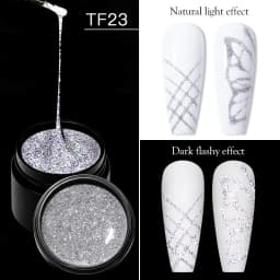 MEET ACROSS 5ml White Black Red Spider Drawing Gel Nail Polish UV Spider Painting Outline Gel Varnish Nails Art All For Manicure