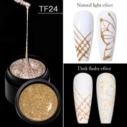 MEET ACROSS 5ml White Black Red Spider Drawing Gel Nail Polish UV Spider Painting Outline Gel Varnish Nails Art All For Manicure