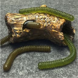 Fishing Lure Lugworm PVC Screw Thread Shape Grub 10cm Soft Bait PVC Worm Artificial Lures Lot 4 Pieces Sale