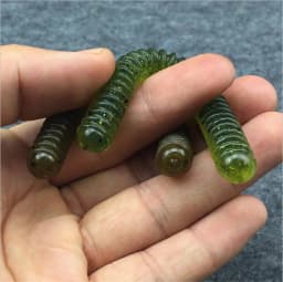 Fishing Lure Lugworm PVC Screw Thread Shape Grub 10cm Soft Bait PVC Worm Artificial Lures Lot 4 Pieces Sale