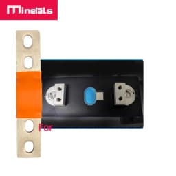 Flexible Busbar 300A 200A 56MM 74MM Bus Bar Copper Loose Protector with Isolation Battery Connector Conductive Band Elliptic