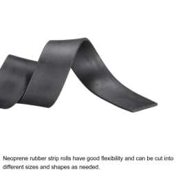 Solid Rubber Strips Neoprene Sheets Rolls 10/15/20/25/30/35/ 40/45/50/60mm DIY Gasket Sealing Padding Reduce Vibration Mat מק