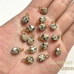 5PCS Natural Faceted Tiny Stone Pendants Charms Geometric Gems Pendant Fit Making Jewelry Necklaces Earrings DIY Accessory