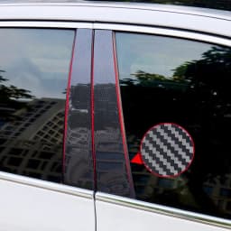 6Pcs Car Pillar Posts Door Window Trim Stickers for Kia Sportage 2017 2018 2019 2020 2021 2022 BC Column Sticke Auto Accessories