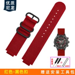 24*16mm Convex Metal ring nylon Watchband For TIMEX Tidal T2N721 T2N720 TW2T76500 TW2T76300 Sport breathable Canvas Watch Strap