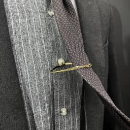 Tie Chain Mens Necktie Windbreak Chain Metal U-chain Dress Shirts Brooch Windbreak Changeless Brooch Lapel Pin Neck Ties Clip