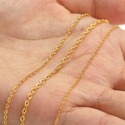 10Meters 1/1.5/2mm Gold Stainless Steel Chain O Shape Cross Chains for DIY Jewelry Making Bracelets Necklace Bulk Chain Supplies