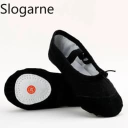 Students' Ballet Shoes Kids' Indoor Leather Sole Train Yoga Shoes Girls' Cotton Stage Show Dance Footwear Women Pole Dance Shoes