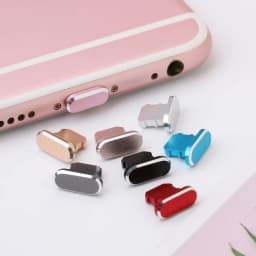 Universal Anti Dust Plug for iPhone 13 12 11 X XR Max 8 7 Metal Charger Port for iOS Dustproof Charging Interface Cap Gold Black
