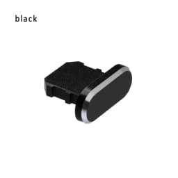 Universal Anti Dust Plug for iPhone 13 12 11 X XR Max 8 7 Metal Charger Port for iOS Dustproof Charging Interface Cap Gold Black