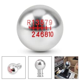 Aluminum 5/6/10 Speed M12 Gear Knob Universal Car Gear Shift Knob Manual Automatic Gear Lever Knob Shifter Knob M8 M10