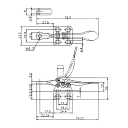 1/2/4Pcs GH-201A 27Kg Quick Release Toggle Clamps Horizontal Clamp U-shaped Bar Hand Clip Woodworking Tool Wood Circuit Boards