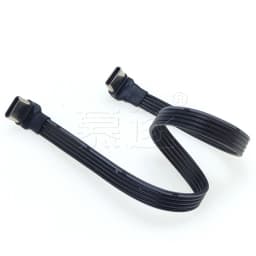 10CM Flat Elbow USB-C Type C Up/Down 90 Degree Data Load PD Cable Left and Right USB C universal data cable for Android phones