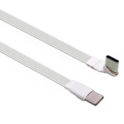 10CM Flat Elbow USB-C Type C Up/Down 90 Degree Data Load PD Cable Left and Right USB C universal data cable for Android phones