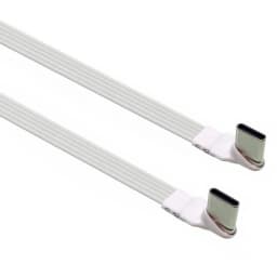 10CM Flat Elbow USB-C Type C Up/Down 90 Degree Data Load PD Cable Left and Right USB C universal data cable for Android phones