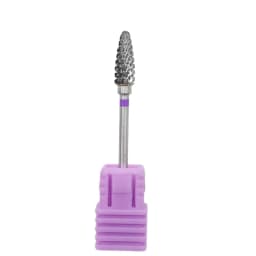 1Pcs 5mm Purple Carbide Nail Drill Bit 3/32" Milling Cutter For Manicure Rotary Burr Nail Bits Electric Drill Accessories Tool