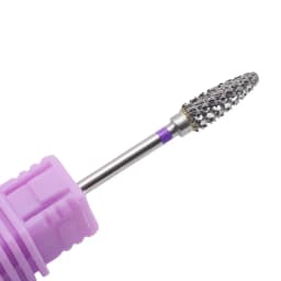 1Pcs 5mm Purple Carbide Nail Drill Bit 3/32" Milling Cutter For Manicure Rotary Burr Nail Bits Electric Drill Accessories Tool