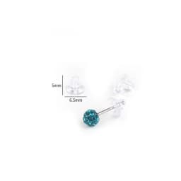 100-200Pcs Transparent Saucer Earring Stoppers Rubber Big Earring Back Ear Plug Blocked For DIY Jewelry Making Accessories