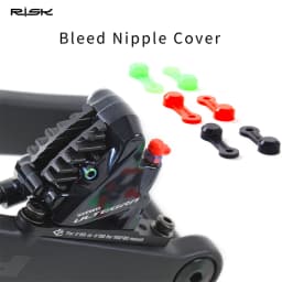 RISK Silica Gel MTB Bike Bleed Nipple Cover Dust Cap Mountain Bicycle Oil Nipple Set For XT Oil Disc Brake Clamp Accessories