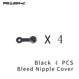 RISK Silica Gel MTB Bike Bleed Nipple Cover Dust Cap Mountain Bicycle Oil Nipple Set For XT Oil Disc Brake Clamp Accessories