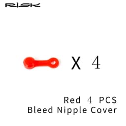 RISK Silica Gel MTB Bike Bleed Nipple Cover Dust Cap Mountain Bicycle Oil Nipple Set For XT Oil Disc Brake Clamp Accessories