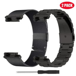 For Amazfit T REX 2 Stainless Steel Watchband For Amazfit T Rex Pro/T-Rex Metal Bracelet Amazfit T-Rex 2 Strap Amazfit Tex Bands