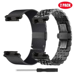 For Amazfit T REX 2 Stainless Steel Watchband For Amazfit T Rex Pro/T-Rex Metal Bracelet Amazfit T-Rex 2 Strap Amazfit Tex Bands