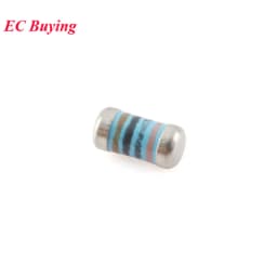10-50Pcs 0102 0204 0207 SMD Resistor Cylindrical Color Ring Chip Wafer Resistance 1% 100R 200R 1K 2K 3.3K 4.7K 10K 100K 1M Ohm