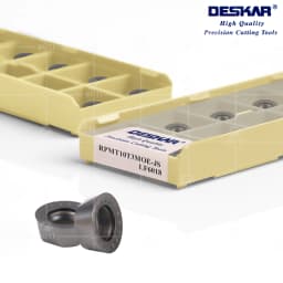 DESKAR 100% Original RPMT08T2MOE-JS RPMT10T3MOE-JS RPMT1204MOE-JS LF6018 High Quality Cutting Inserts Lathe Cutting Tools Parts