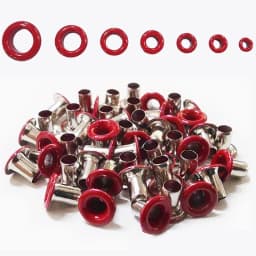 50Pcs 3-10mm Multicolor Metal Eyelets Grommet Ring With Washer For DIY Leathercraft Scrapbooking Shoes Belt Cap Bag Tag Clothes