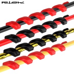 RISK 20PCS Bicycle Cable Spiral Sleeve Housing Protector Brake/Shift Cable Tube Protector Anti-Friction Housing Rubber Protector