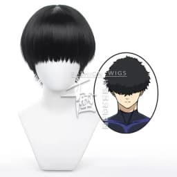 Anime Manga Cosplay Wig Isagi Yoichi Bachira Chigiri Chig Reo Sae Rin Itoshi Nagi Kunigami Headwear Football
