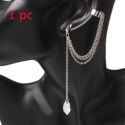 New Fashion Leaf Ear Cuff for Women Personality Punk Gold Color Leaves Pendants Female Clip Earrings Brincos boucle d'oreille