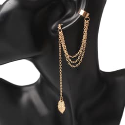New Fashion Leaf Ear Cuff for Women Personality Punk Gold Color Leaves Pendants Female Clip Earrings Brincos boucle d'oreille