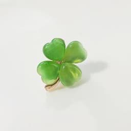Exquisite Rhinestones Opal Four Leaf Clover Brooch Fashion Jewelry Accessories Trendy Fish Cat Wings Bow Lapel Pin Friends Gifts