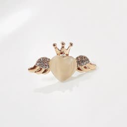 Exquisite Rhinestones Opal Four Leaf Clover Brooch Fashion Jewelry Accessories Trendy Fish Cat Wings Bow Lapel Pin Friends Gifts