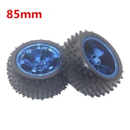 65mm tire robot uses 1:10 smart wheel model with high quality tire trolley with large friction wheels