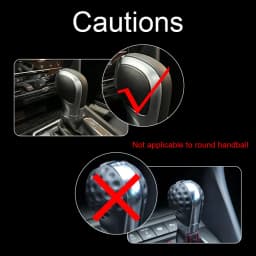 1PCS black baking paint with leather shift handle gear side cover DSG logo for VW Golf 6 7 R GTI Passat B7 B8 CC R20 Jetta MK6 G