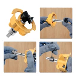 Concealed 35MM Cup Style Hinge Jig Boring Hole Drill or 35MM Concealed Hinge Jig Kit For Wood Hole Locator Hinge Jig Drill Guide