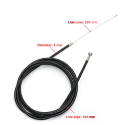 Brake Cable for KUGOO M4 / M4 Pro Electric Scooter Brake Line Wire Kickscooter Replacement Accessories Parts Black Color