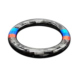 For BMW 3 Series E90 E92 E93 E89 Z4 2009-2012 Sport Carbon Fiber Engine Start Stop Push Button Ignition Key Ring Decor Trim