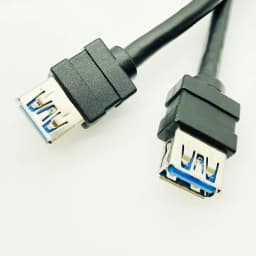 USB 3.0 Front Panel Cable USB Connector Cable USB 3.0 High Speed 20-pin to Dual Ports USB3.0 Hub with Fixed Foot for PC Computer