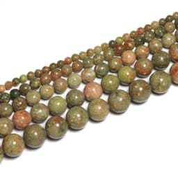 Natural Green Stone Beads Agate Crystal Jade Turquoise Loose Round Spacer Bead for Jewelry Making Diy Bracelet Accessories 15''