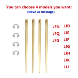 ZSDTRP KEIHIN Jet Needle N427-46-JFN/JFQ/JFG/JJD/JJE/JJF/JJG/JJJ/JJH with Clip Oil Needle for PE PWK Super Presisi Repair Kit