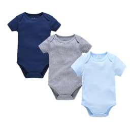 1/3 High Quality Baby Romper Boys Clothing Muslin Blank Bodysuit Girls Pink Plain Colors Jumpsuit One Piece Infant Product 0-24M