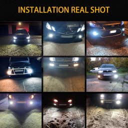 2Pcs Canbus white H8 H11 LED Fog Light Bulb Car DRL Lamp for Audi A3 8P 8V A4 B6 B8 B5 A6 C6 C5 80 B7 A5 100 A7 A8 Q5 Q7 TT S6